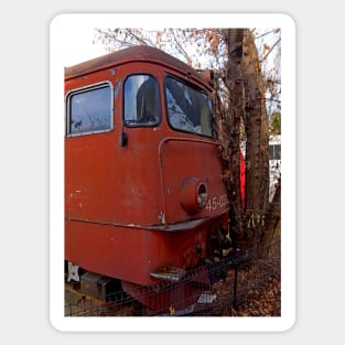 Disused loco, Romania Sticker